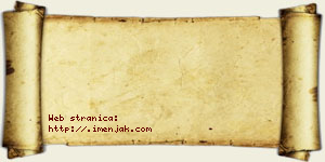 Ignjat Debeljak vizit kartica